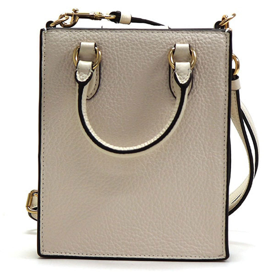 Coach COACH Coach Mini Handbag for Women COACH 2Way Shoulder Bag North South Mini Tote Chalk CJ500 IMCHK