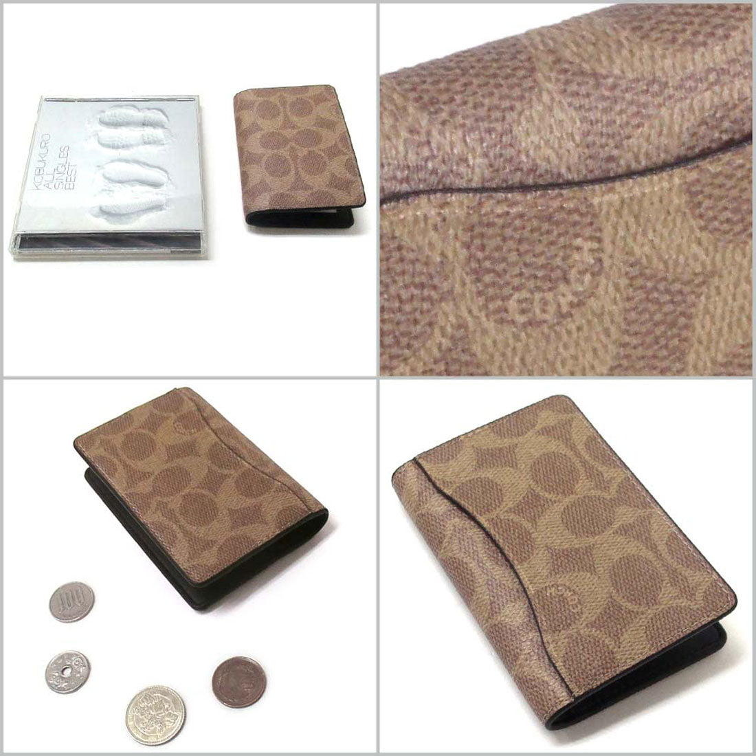 COACH COACH COACH Wallet COACH Outlet Signature ID Wallet Business Card Holder Card Case Men's CW367 NRX