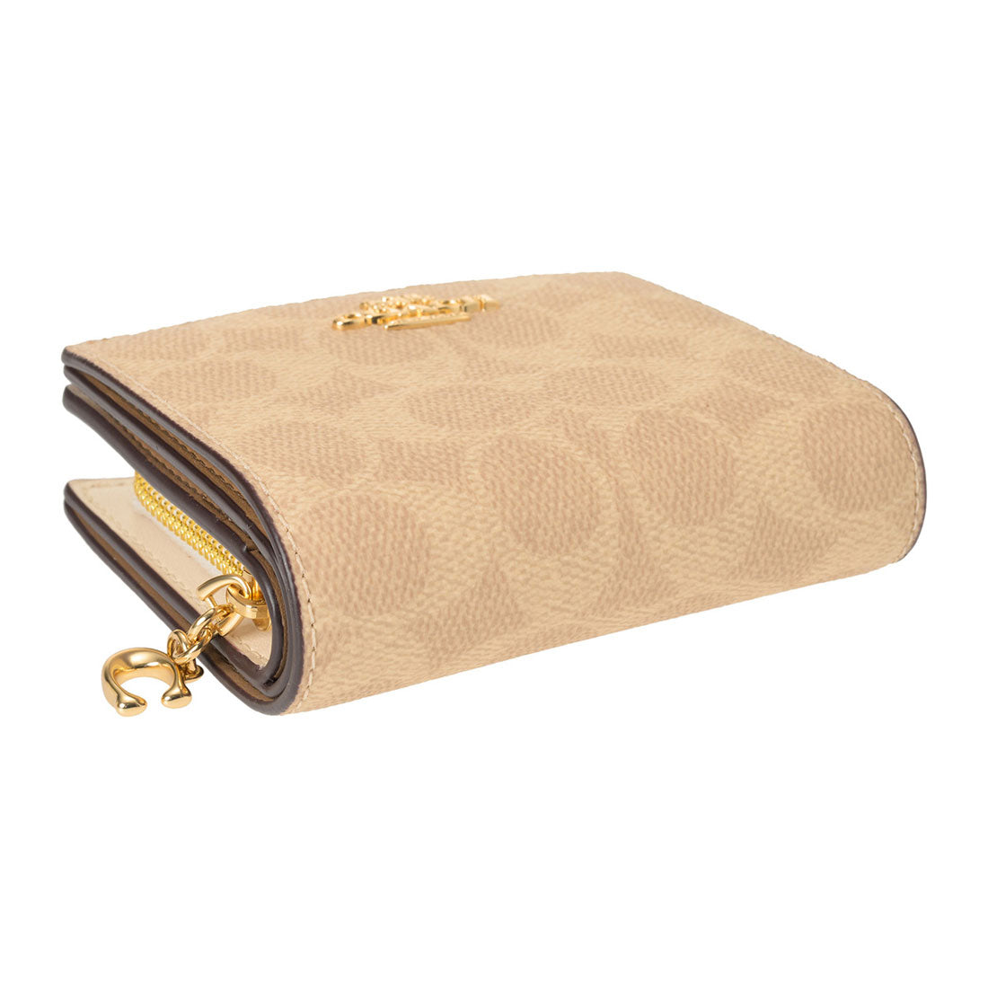 COACH ゴールド (2点) COACH COACH 2-fold wallet Signature Canvas Snap Wallet CW789 IMXDM SAN