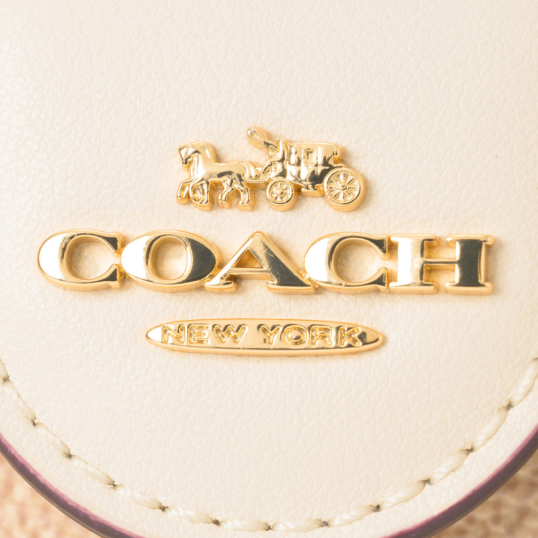 COACH COACH 2-fold wallet Signature Canvas Medium Corner Zip CW786 IMX