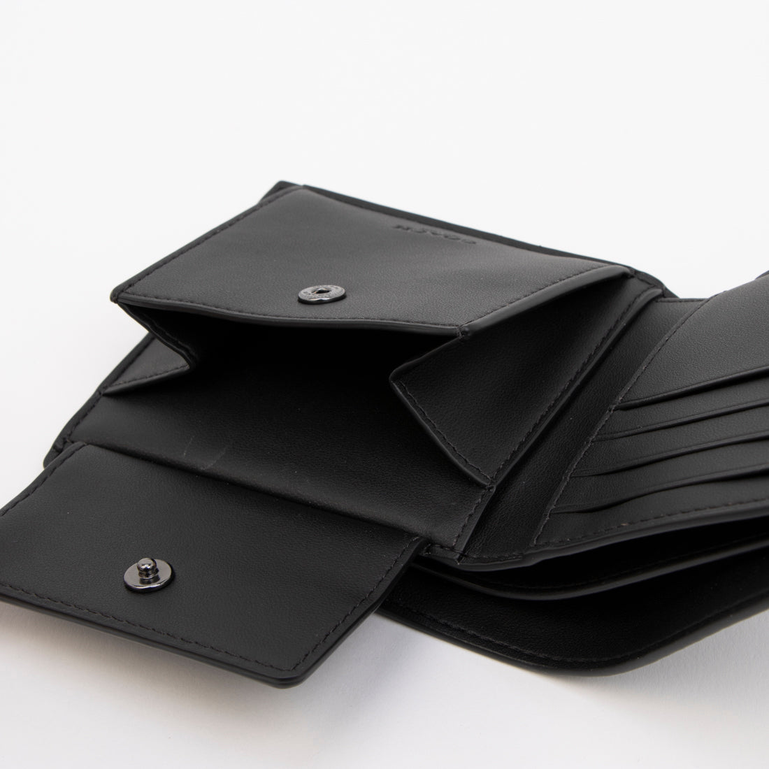 コーチ COACH 二つ折り財布 CY406 コイン ウォレット シグネチャー メンズ （ブラックスモーク/ブラック） ブラックスモーク/ブラック