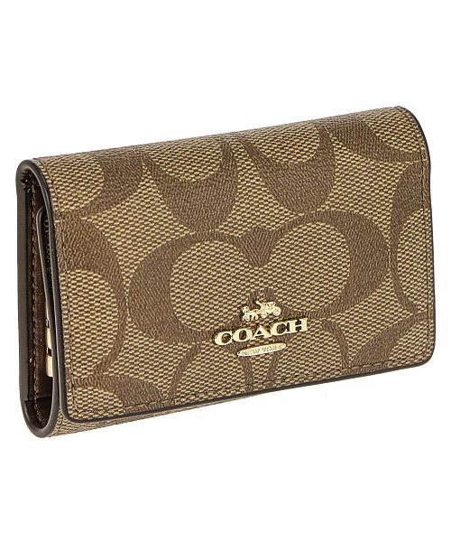 コーチ COACH COACH 77998 キーケース,ベージュ