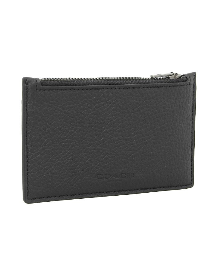 コーチ COACH カードケース 名刺ケース レザー ブラック