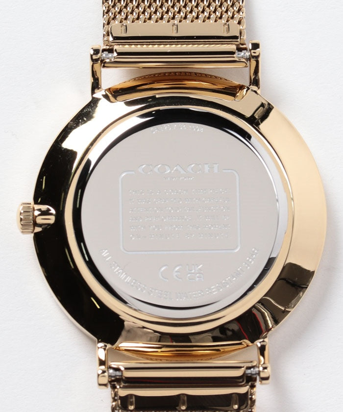 コーチ COACH 【COACH】コーチ 腕時計 レディース COACH 14503125 PERRY ペリー 36MM クォーツ シルバー ゴールド メッシュベルト