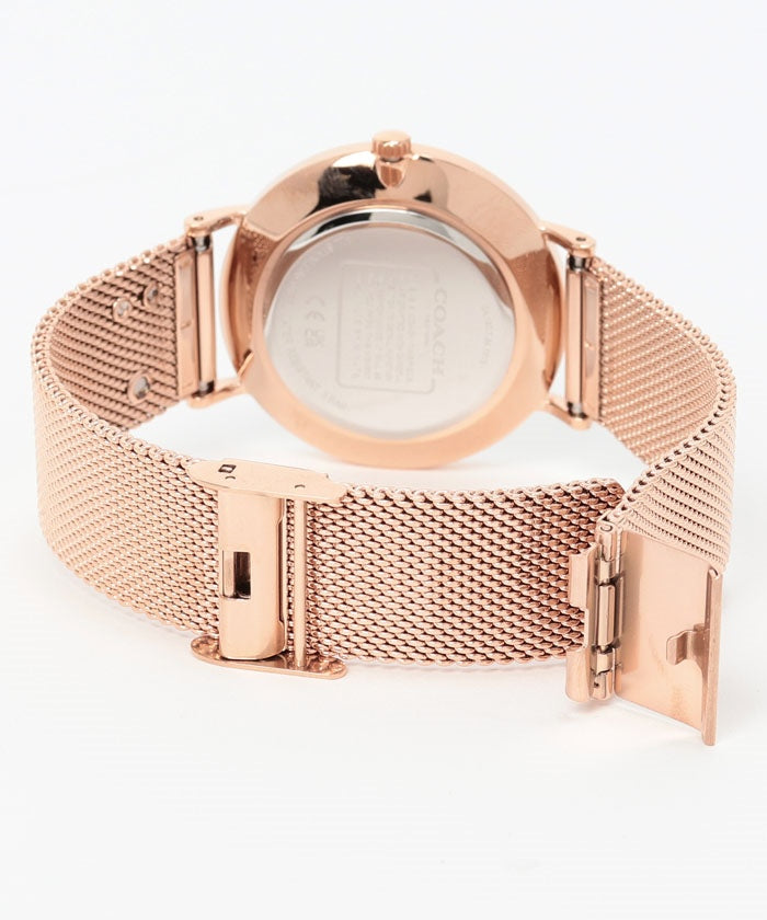 コーチ COACH 【COACH】コーチ 腕時計 レディース COACH 14503338 PERRY ペリー 36MM クォーツ シルバー ローズゴールド メッシュベルト   ロ