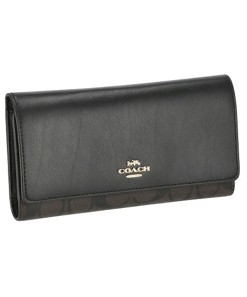 COACH COACH COACH C5966 長錢包SLIM TRIFOLD WALLET 纖薄簽名女士