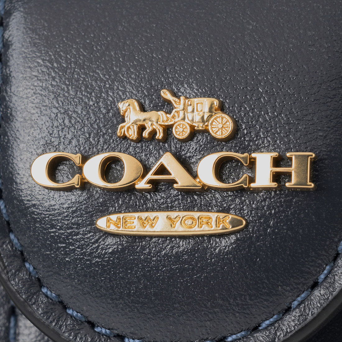 COACH COACH 2-Fold Wallet Signature Jacquard Medium Corner Zip Wallet - Signature Jacquard CU987 IMX1X NAVY/MIDNIGHT NAVY