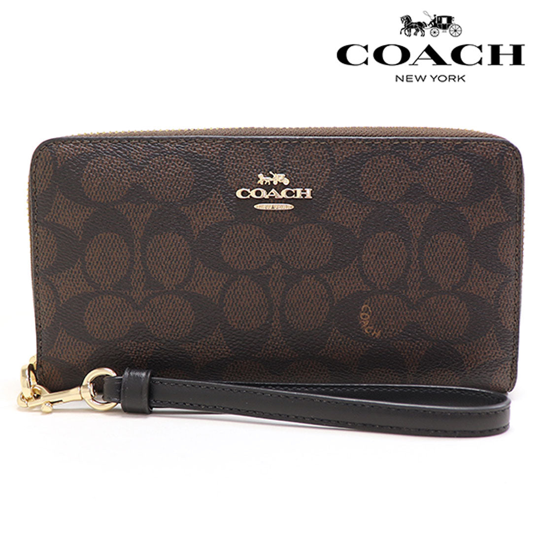 コーチ COACH コーチ 長財布 レディース COACH Wallet ラウンドファスナー サンド×トープ CW778 SVPWH