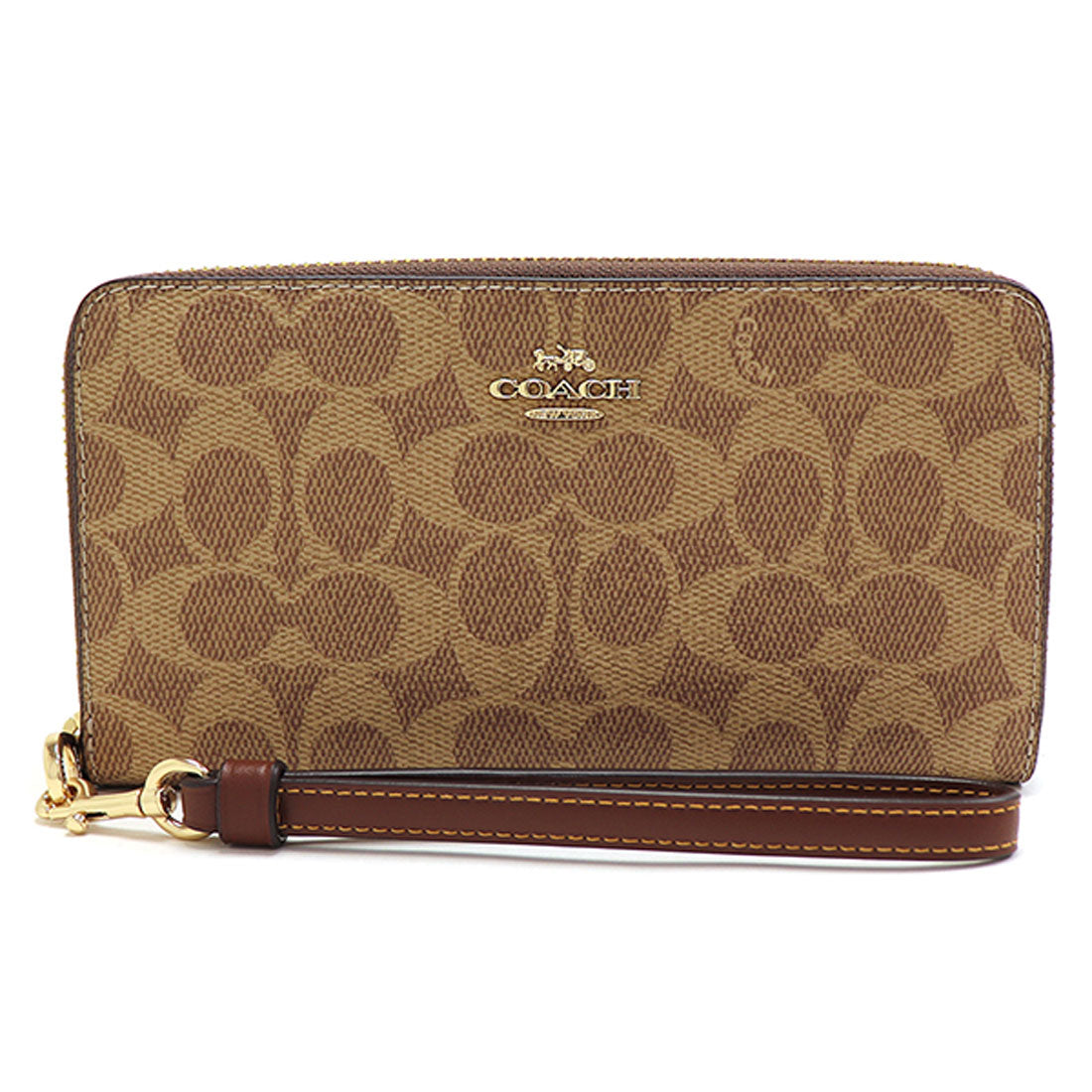 コーチ COACH コーチ 長財布 レディース COACH Wallet ラウンドファスナー サンド×トープ CW778 SVPWH