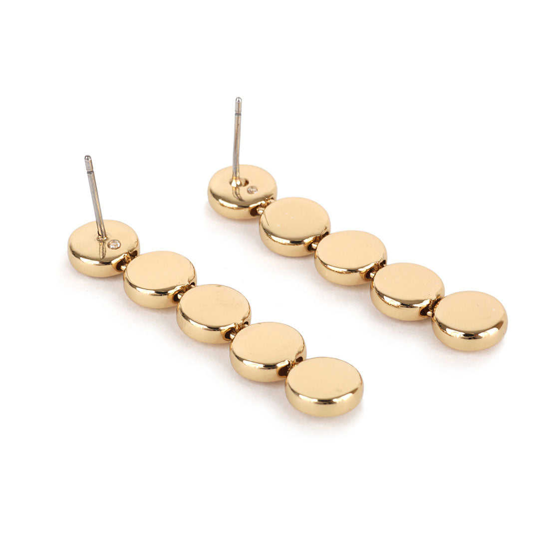COACH COACH Earrings Open Circle LINEAR EARRINGS CY104 GDMC GOLD