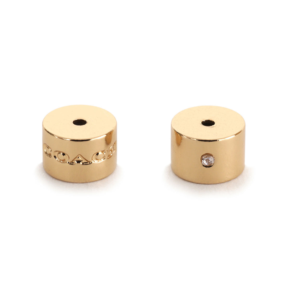 COACH COACH Earrings Open Circle LINEAR EARRINGS CY104 GDMC GOLD