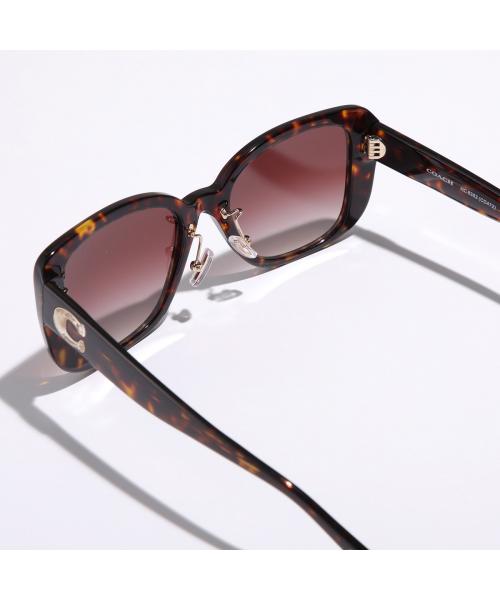 コーチ COACH COACH サングラス HC8352 バタフライ型 セルフレーム （512013/Dark-Tortoise） 512013/Dark-Tortoise