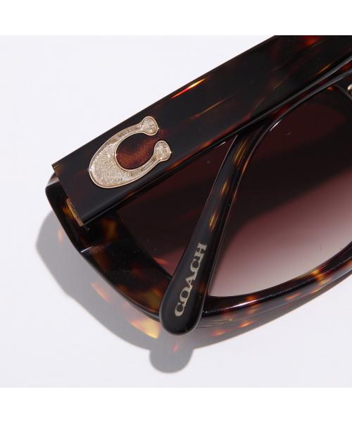 コーチ COACH COACH サングラス HC8352 バタフライ型 セルフレーム （512013/Dark-Tortoise） 512013/Dark-Tortoise