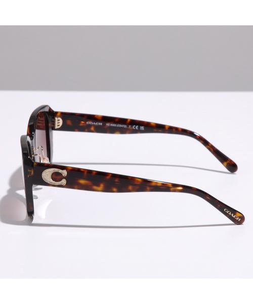 コーチ COACH COACH サングラス HC8352 バタフライ型 セルフレーム （512013/Dark-Tortoise） 512013/Dark-Tortoise