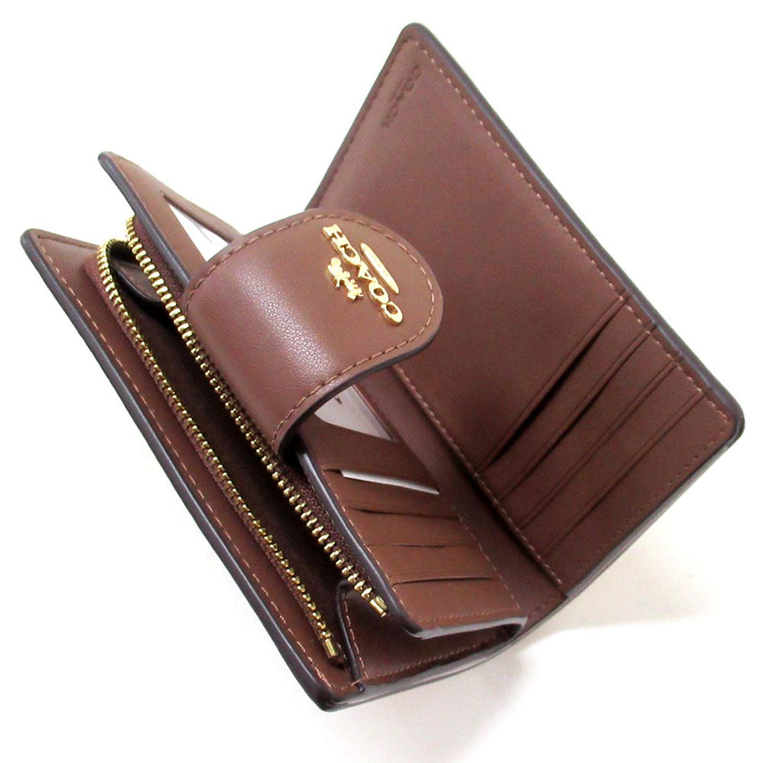 コーチ COACH コーチ 財布 COACH アウトレット シグネチャー キャンバス シェル プリント 貝 ミディアム コーナー ジップ ウォレット 二つ折り財布 CBO36 IMSAS （サンドマルチ） サンドマルチ