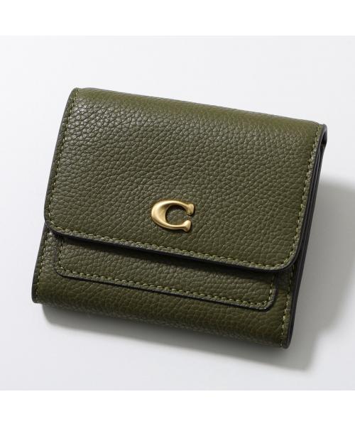 コーチ COACH COACH 二つ折り財布 ミラ CAO13 メタルロゴ （B4/BLACK/ブラック） B4/BLACK/ブラック