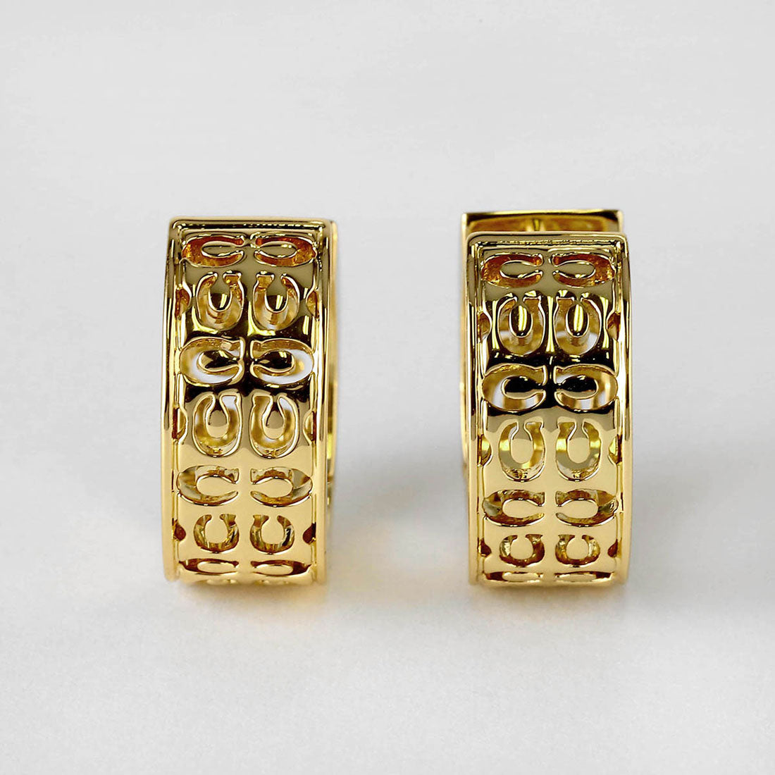 コーチ COACH ピアス シグネチャー ハギー フープピアス 541366 GLD710 （ゴールド） ゴールド