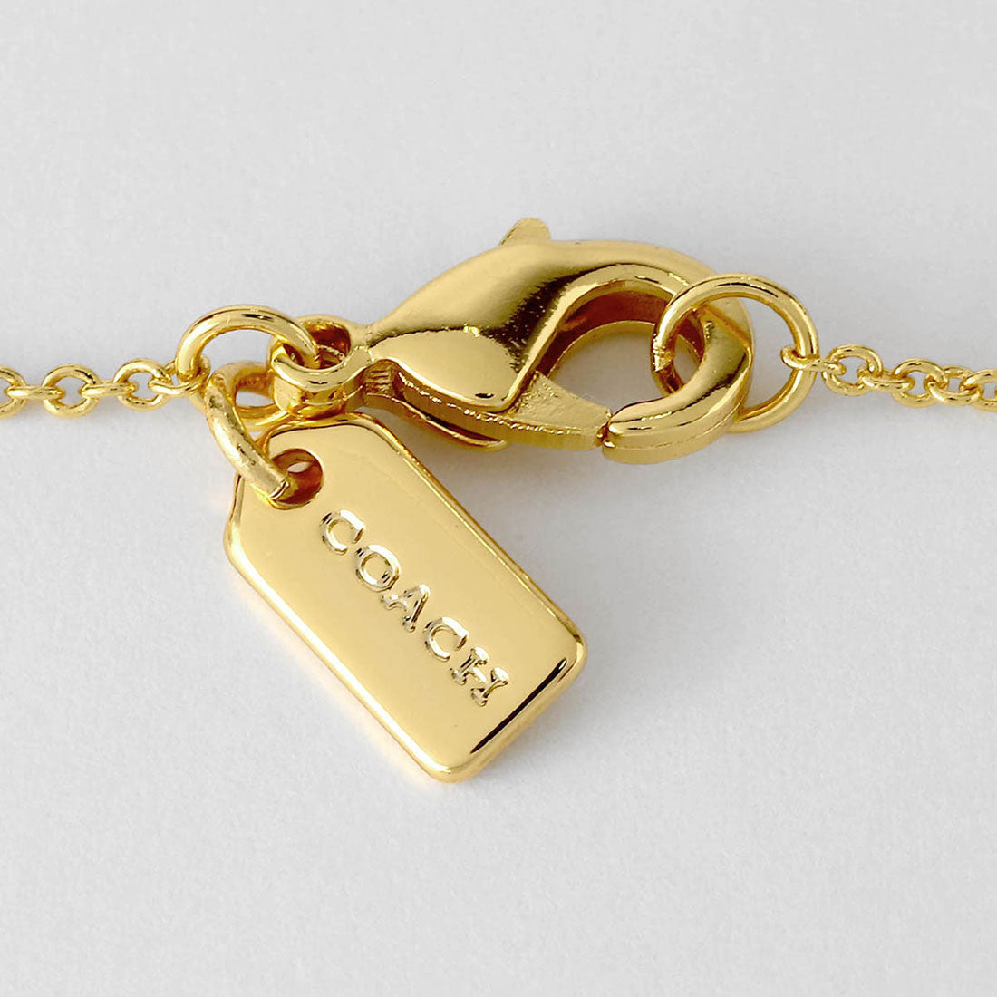 コーチ COACH ネックレス シグネチャー ハート ペンダントネックレス 551685 GLD100 （ホワイト/ゴールド） ホワイト/ゴールド