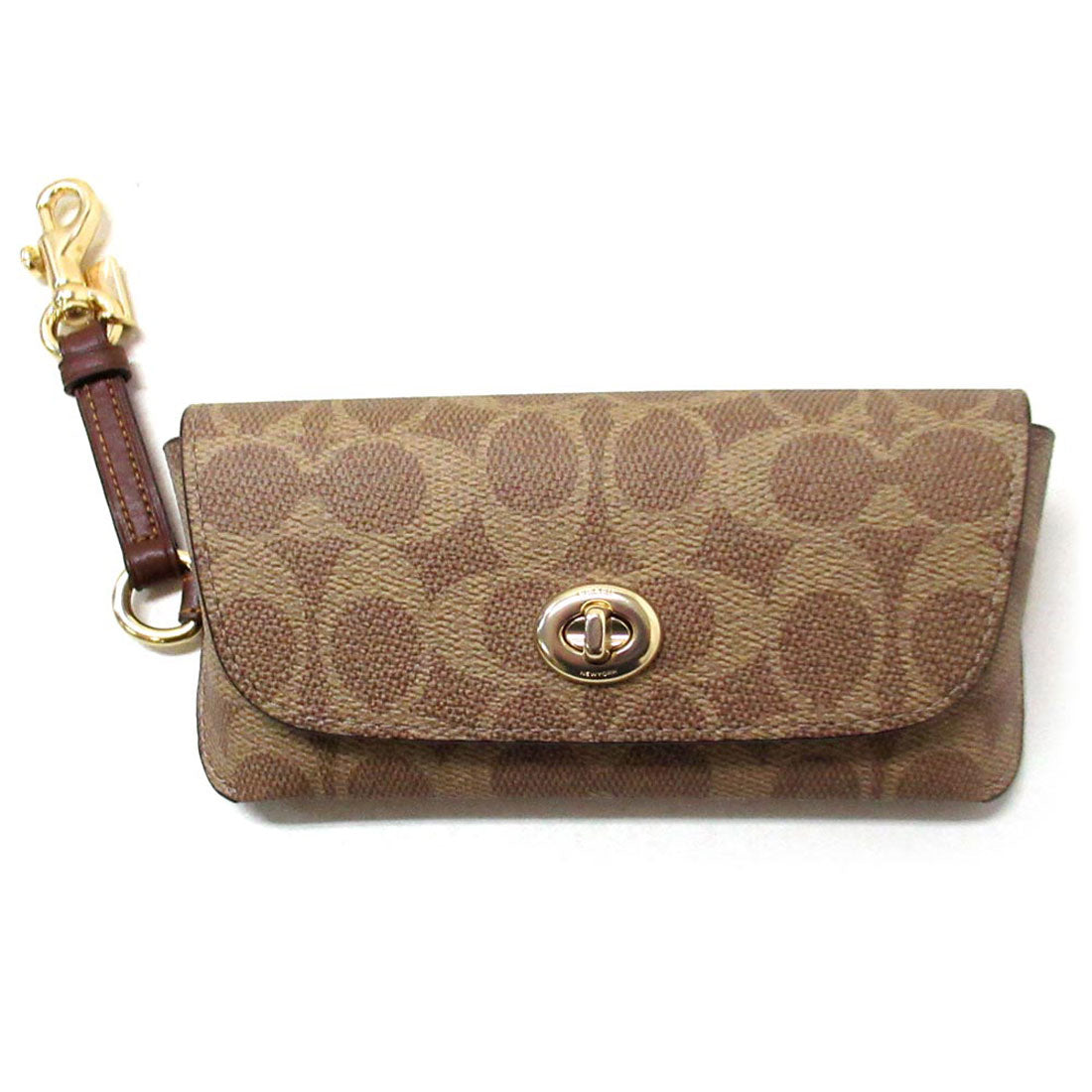 コーチ COACH コーチ COACH アウトレット シグネチャー キャンバス サングラスケース 眼鏡ケース CZ207 IMXHE （タン×ブラウン） タン×ブラウン
