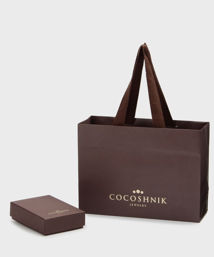 ココシュニック COCOSHNIK K18ダイヤモンド 馬蹄モチーフ ネックレス （イエローゴールド(104)） イエローゴールド(104)