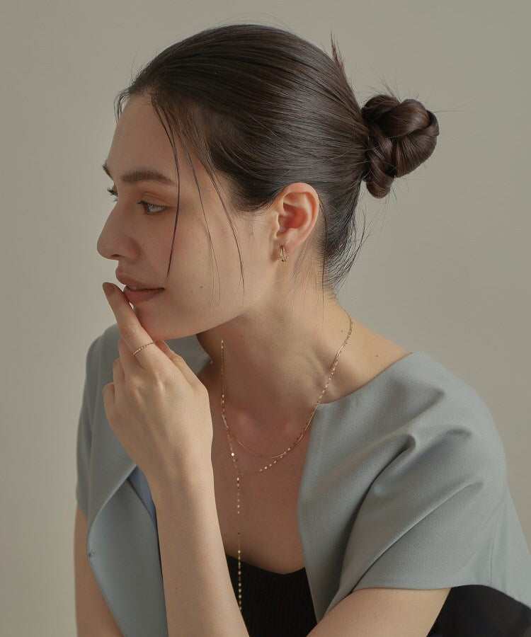 ココシュニック COCOSHNIK K10スカラップカット リング （イエローゴールド(100)） イエローゴールド(100)