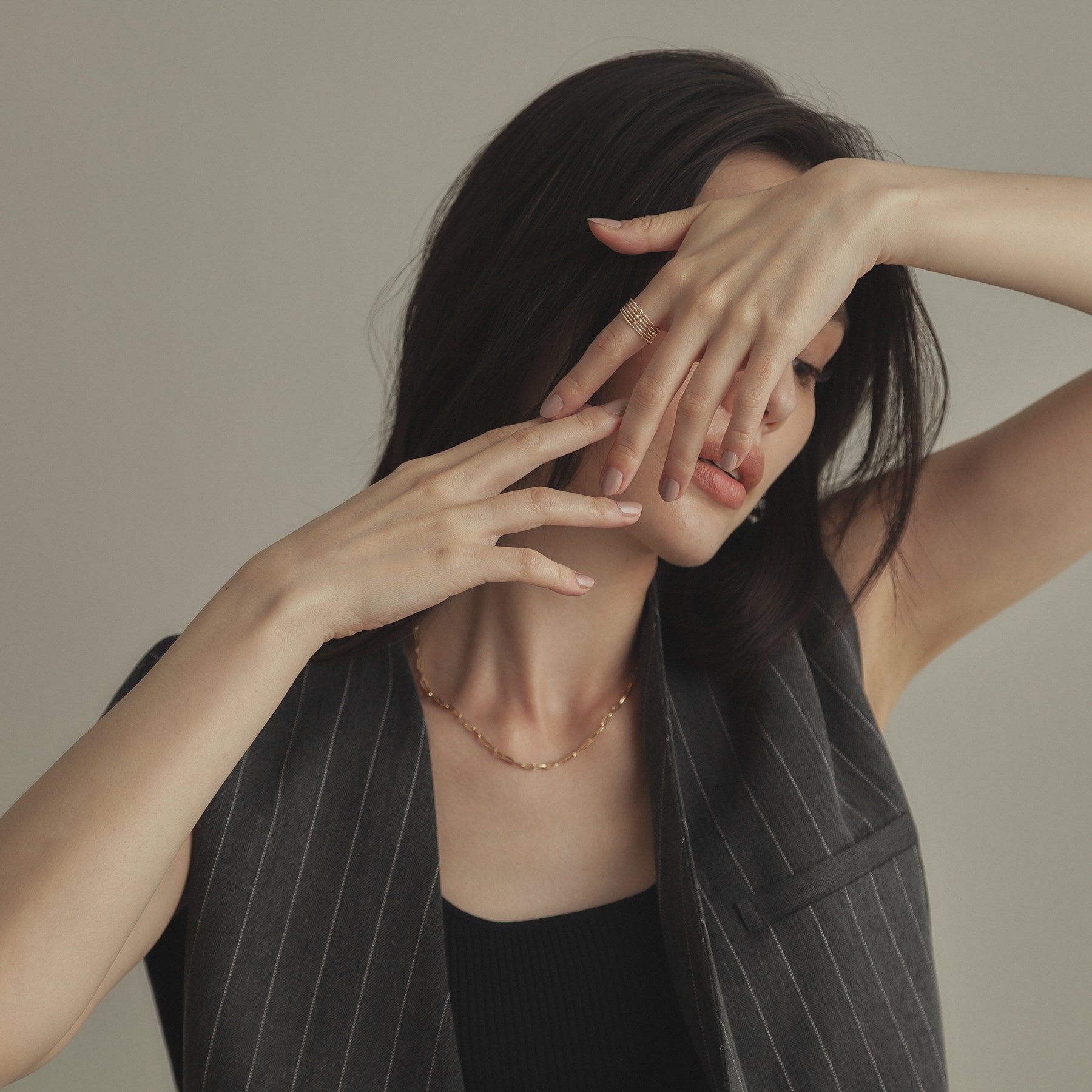 ココシュニック COCOSHNIK K18ハニーカットボール形状記憶 リング大 （イエローゴールド(149)） イエローゴールド(100)