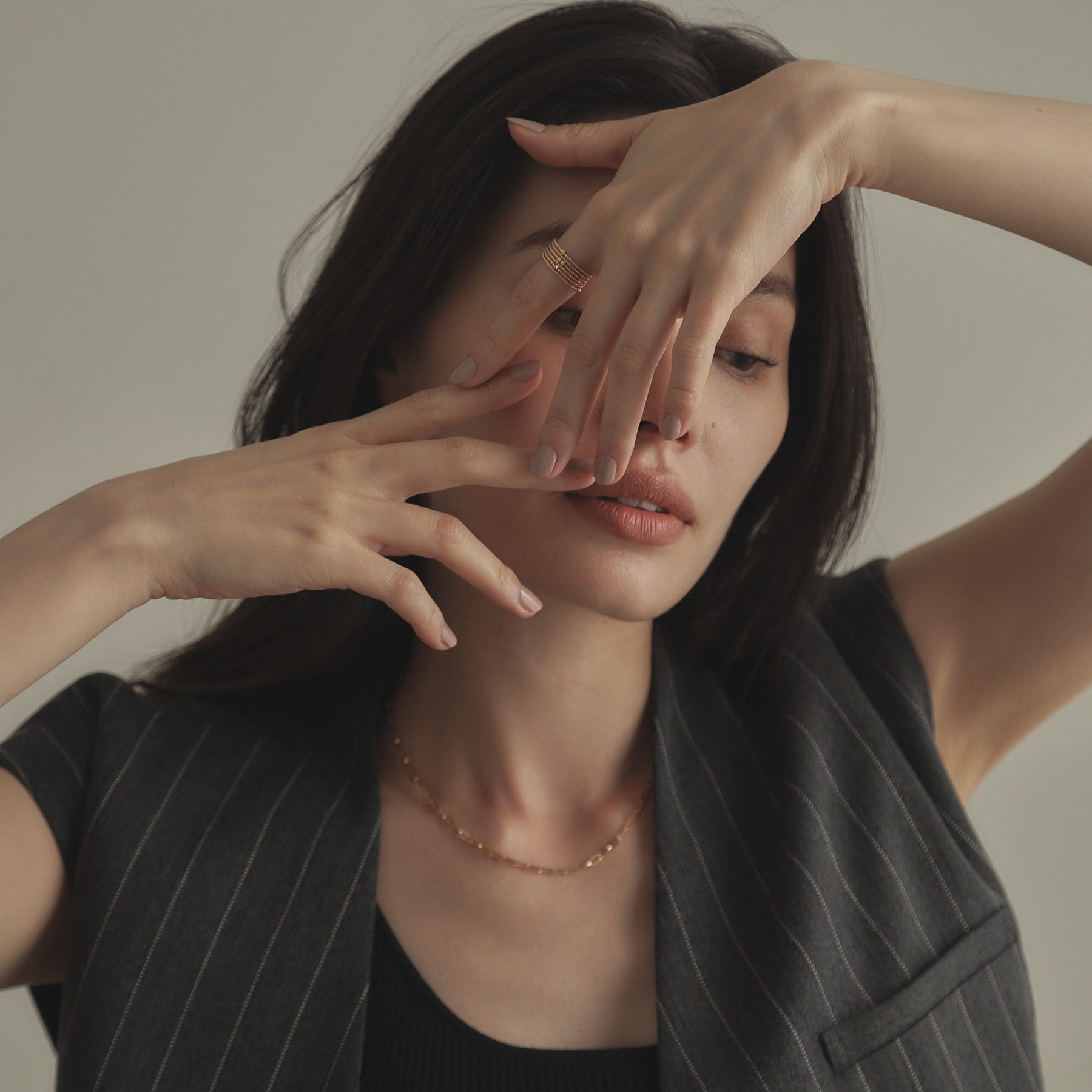 ココシュニック COCOSHNIK K18ハニーカットボール形状記憶 リング大 （イエローゴールド(149)） イエローゴールド(100)