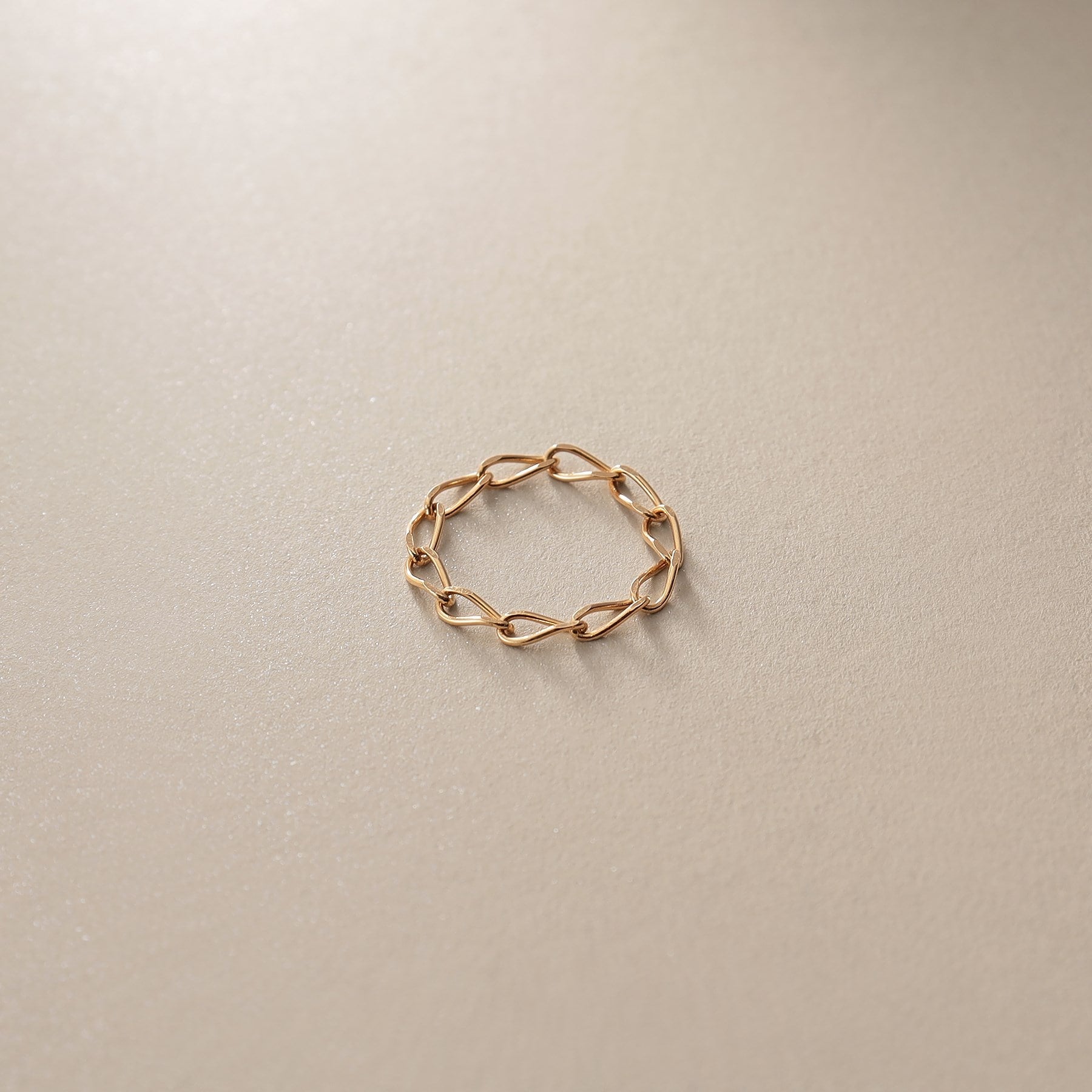 ココシュニック COCOSHNIK K18ロングキヘイチェーン リング