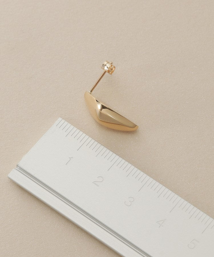 ココシュニック COCOSHNIK K10中空トライアングルピラミッド スタッドピアス （クリスタル/透明(100)） クリスタル/透明(100)