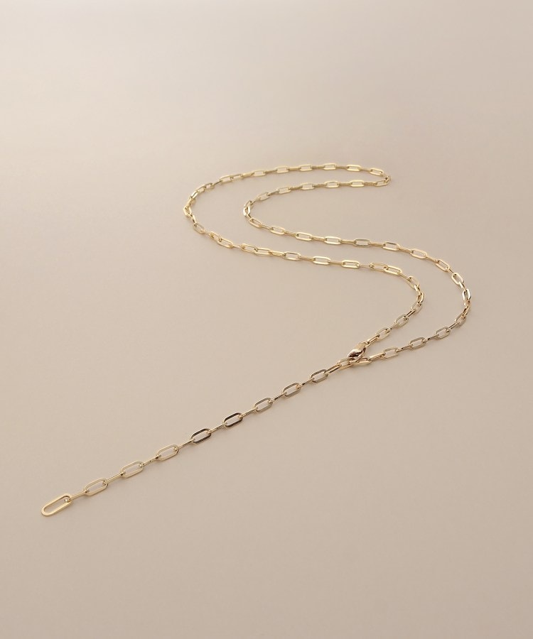 ココシュニック COCOSHNIK K10中空プリムケーブルチェーン ネックレス（60cm） （クリスタル/透明(100)） クリスタル/透明(100)
