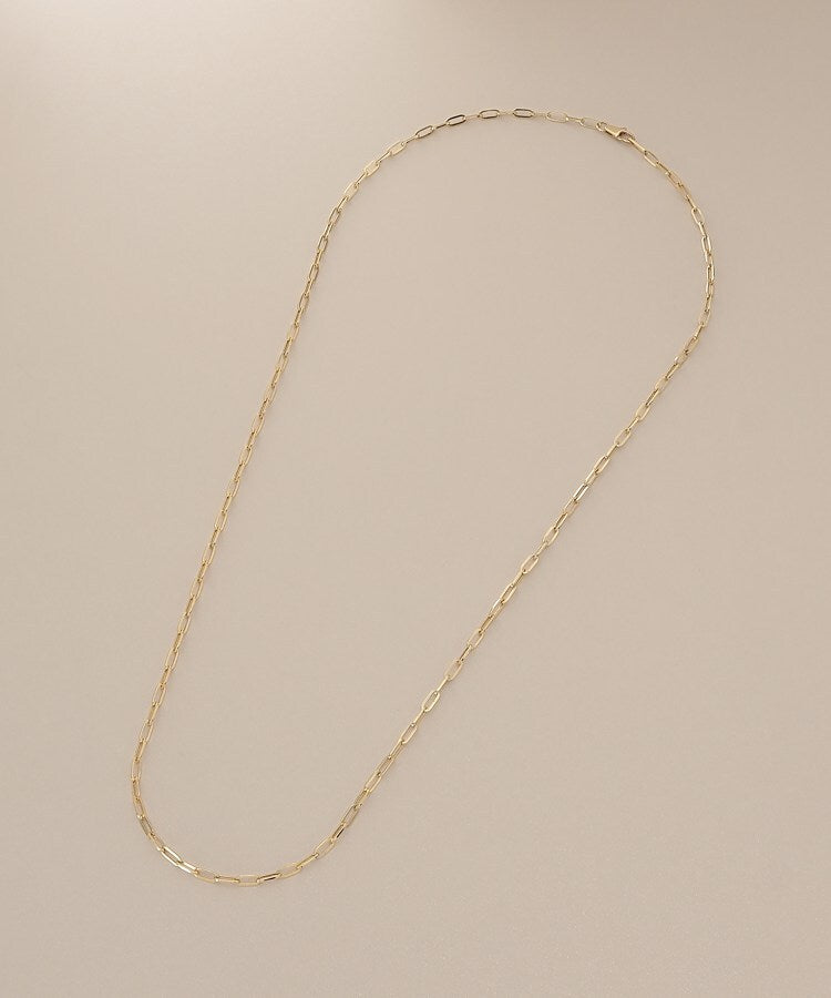 ココシュニック COCOSHNIK K10中空プリムケーブルチェーン ネックレス（60cm） （クリスタル/透明(100)） クリスタル/透明(100)
