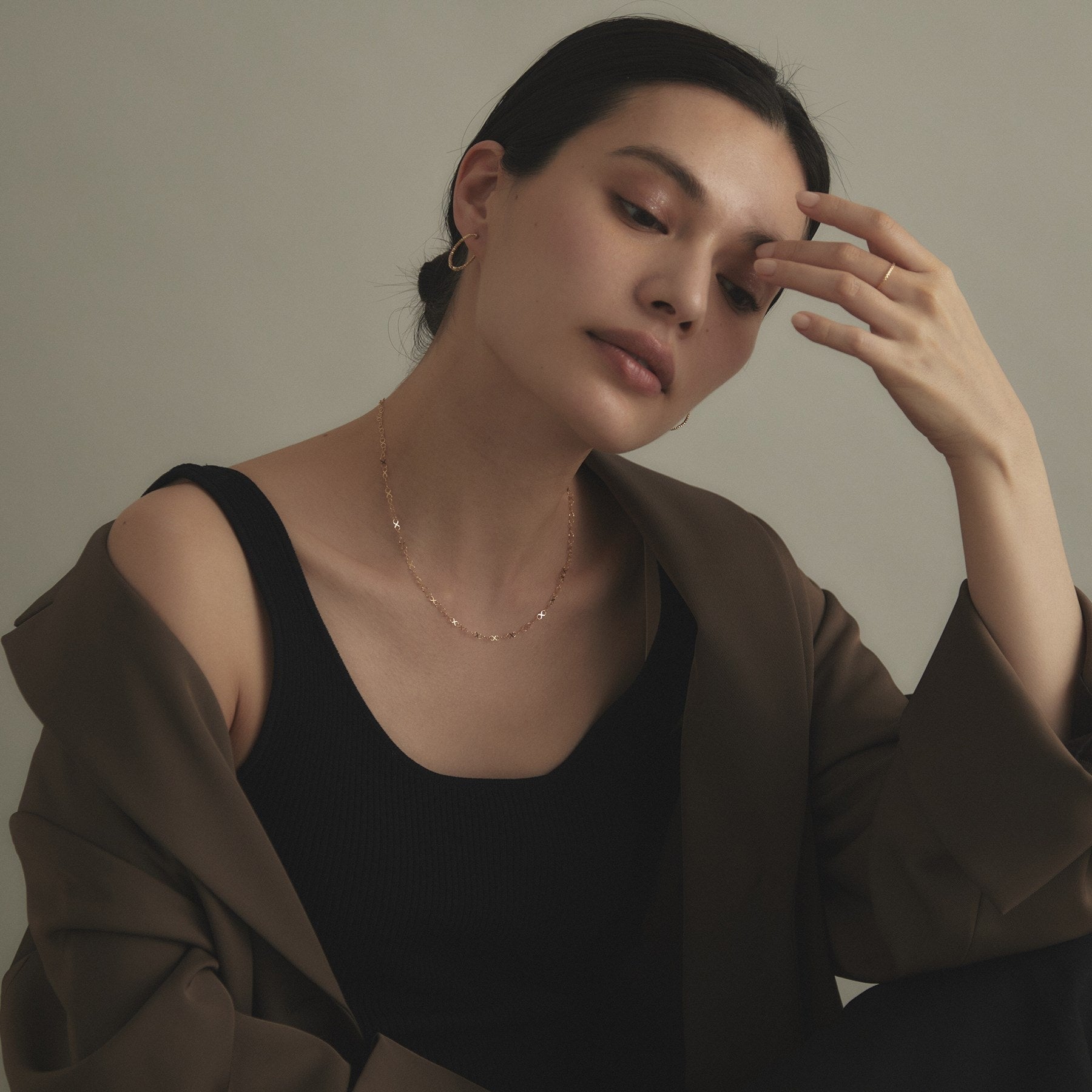 ココシュニック COCOSHNIK K18　カットワーク極光　リング