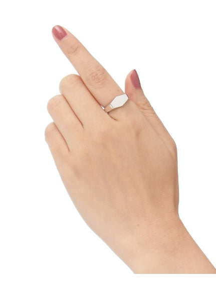 ココシュニック COCOSHNIK ラスティングシルバー　ヘキサゴン　リング