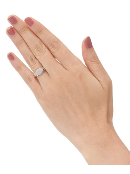 ココシュニック COCOSHNIK ラスティングシルバー　ヘキサゴン　リング