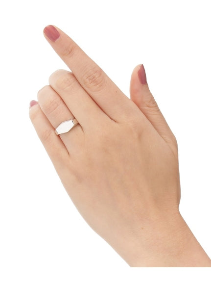 ココシュニック COCOSHNIK ラスティングシルバー　ヘキサゴン　リング