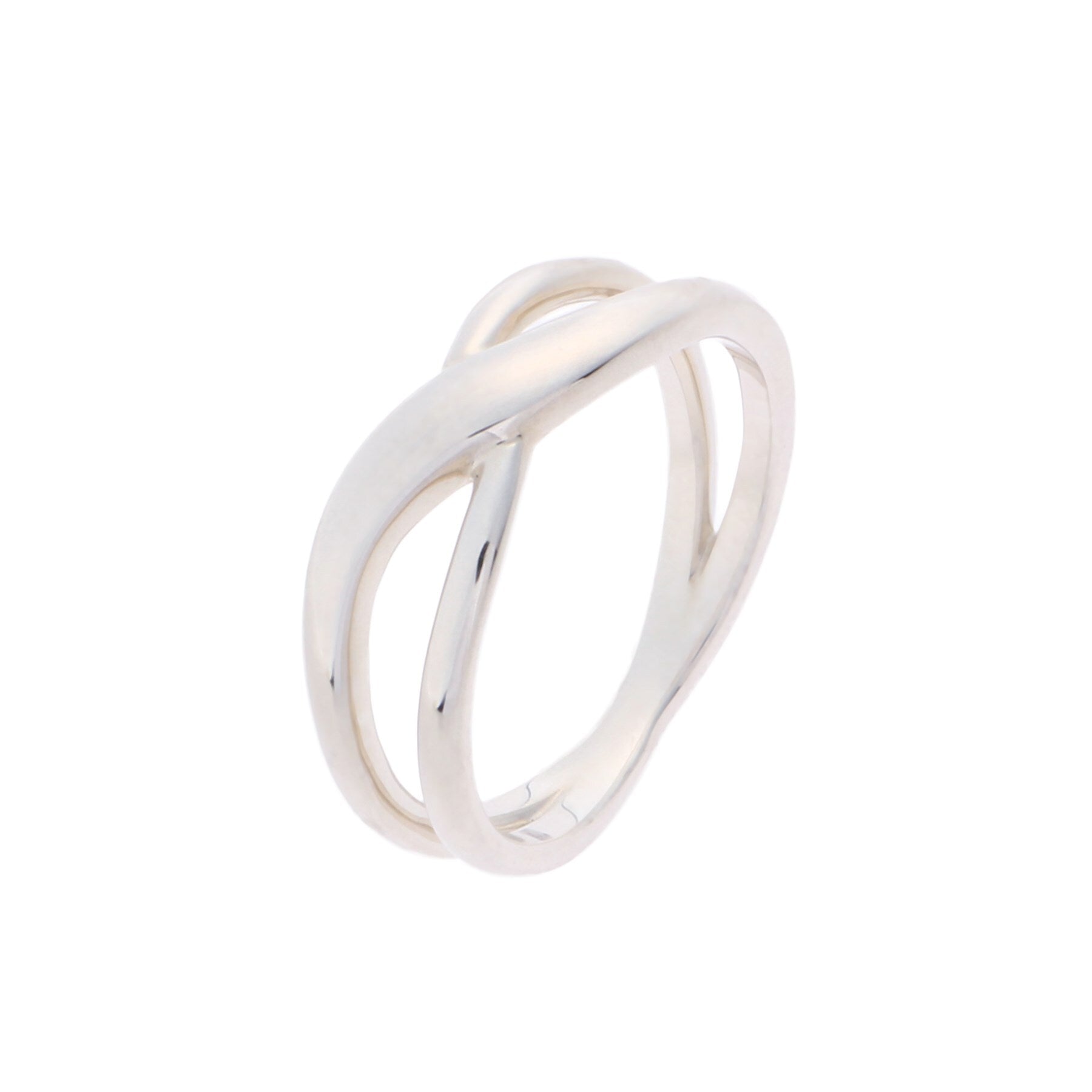 ココシュニック COCOSHNIK ラスティングシルバー　S字交差　リング (シルバー) シルバー(600)