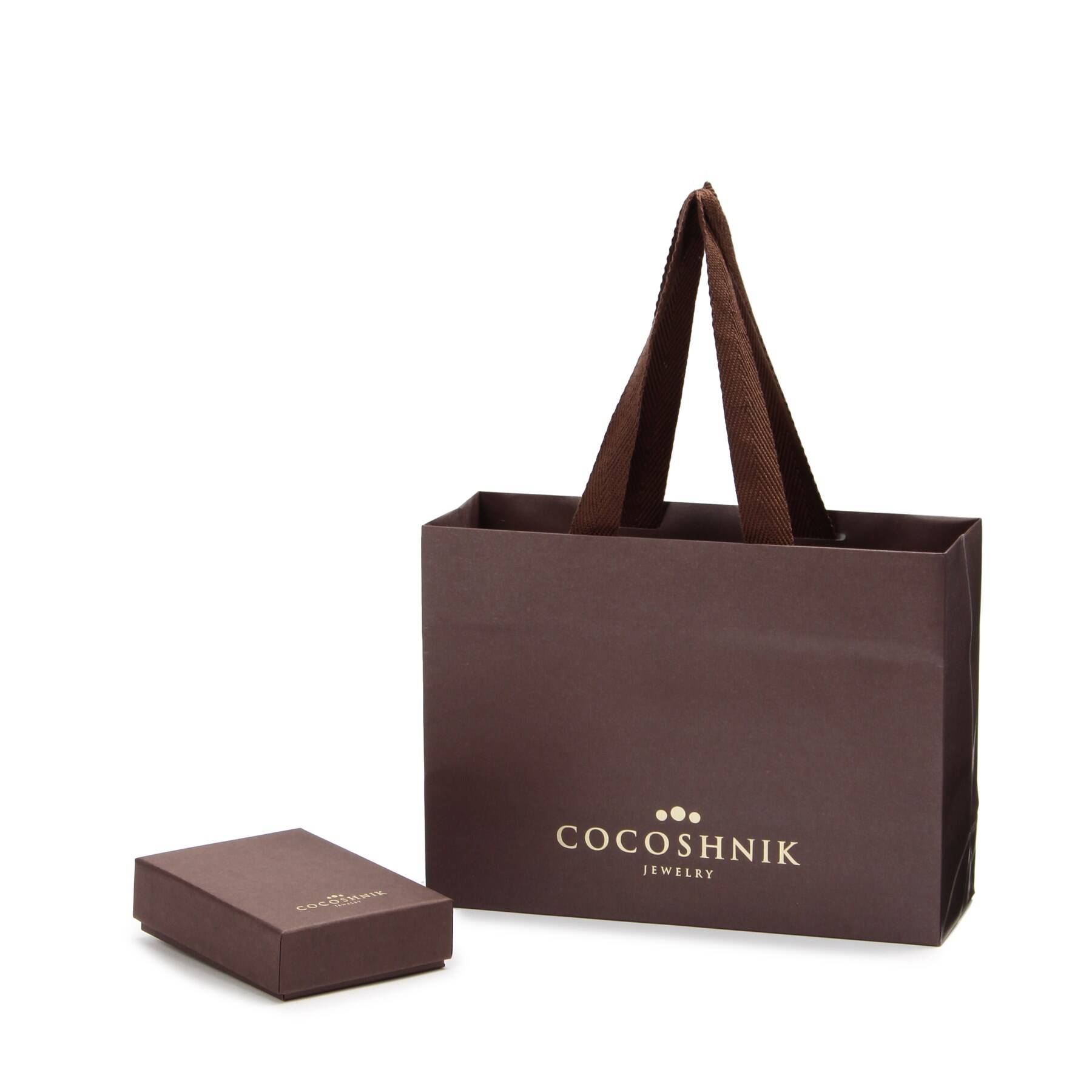 ココシュニック COCOSHNIK K18ダイヤモンド　ジオメモチーフ四角　ネックレス