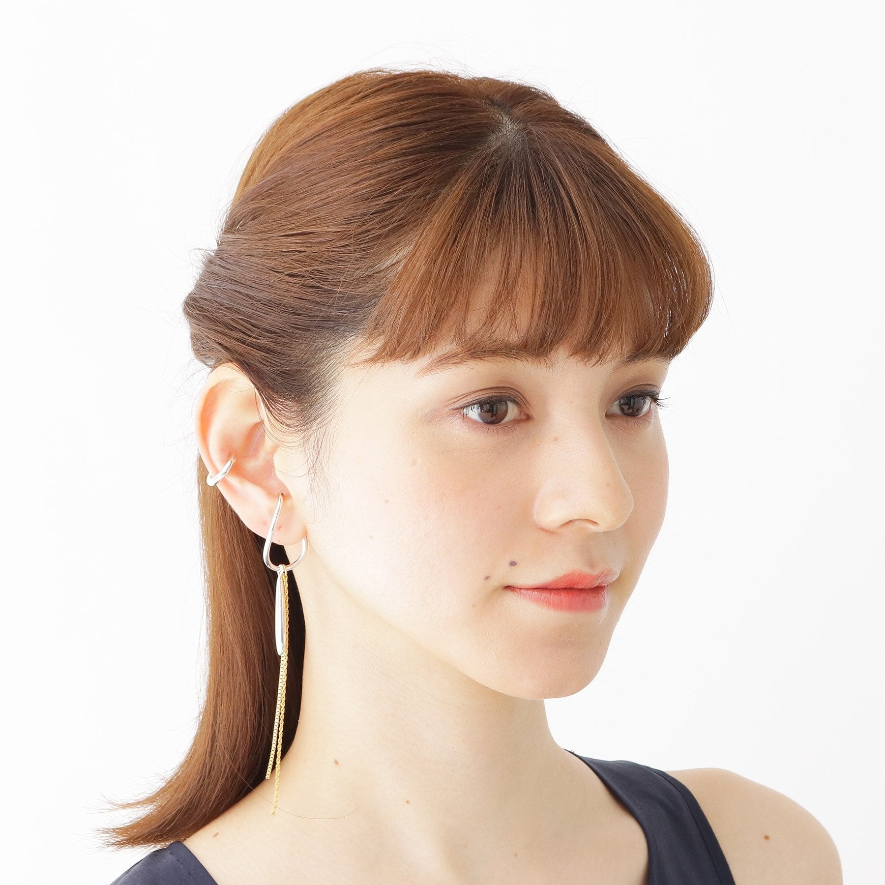 ココシュニック COCOSHNIK シルバー ラップイヤーカフ