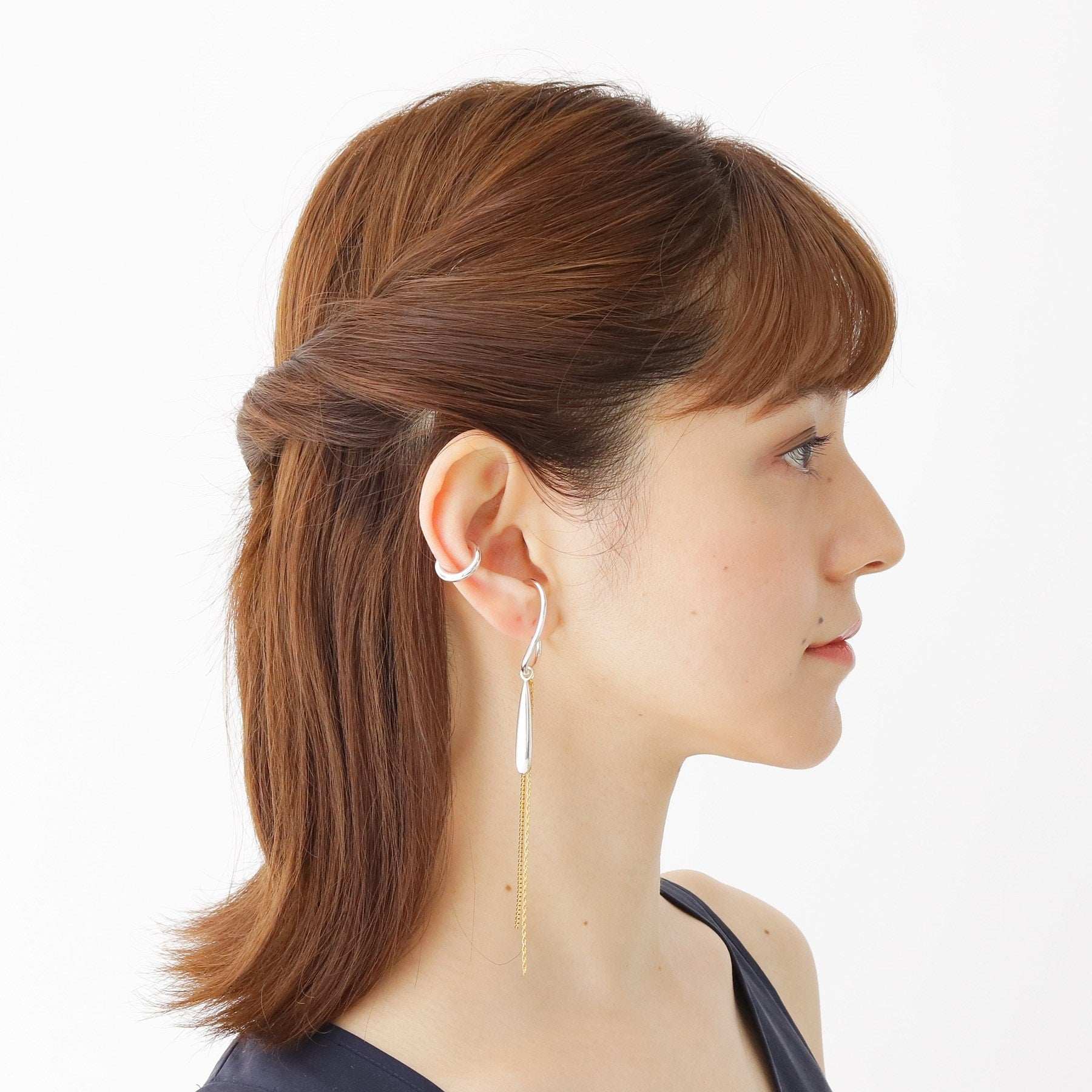 ココシュニック COCOSHNIK シルバー ラップイヤーカフ