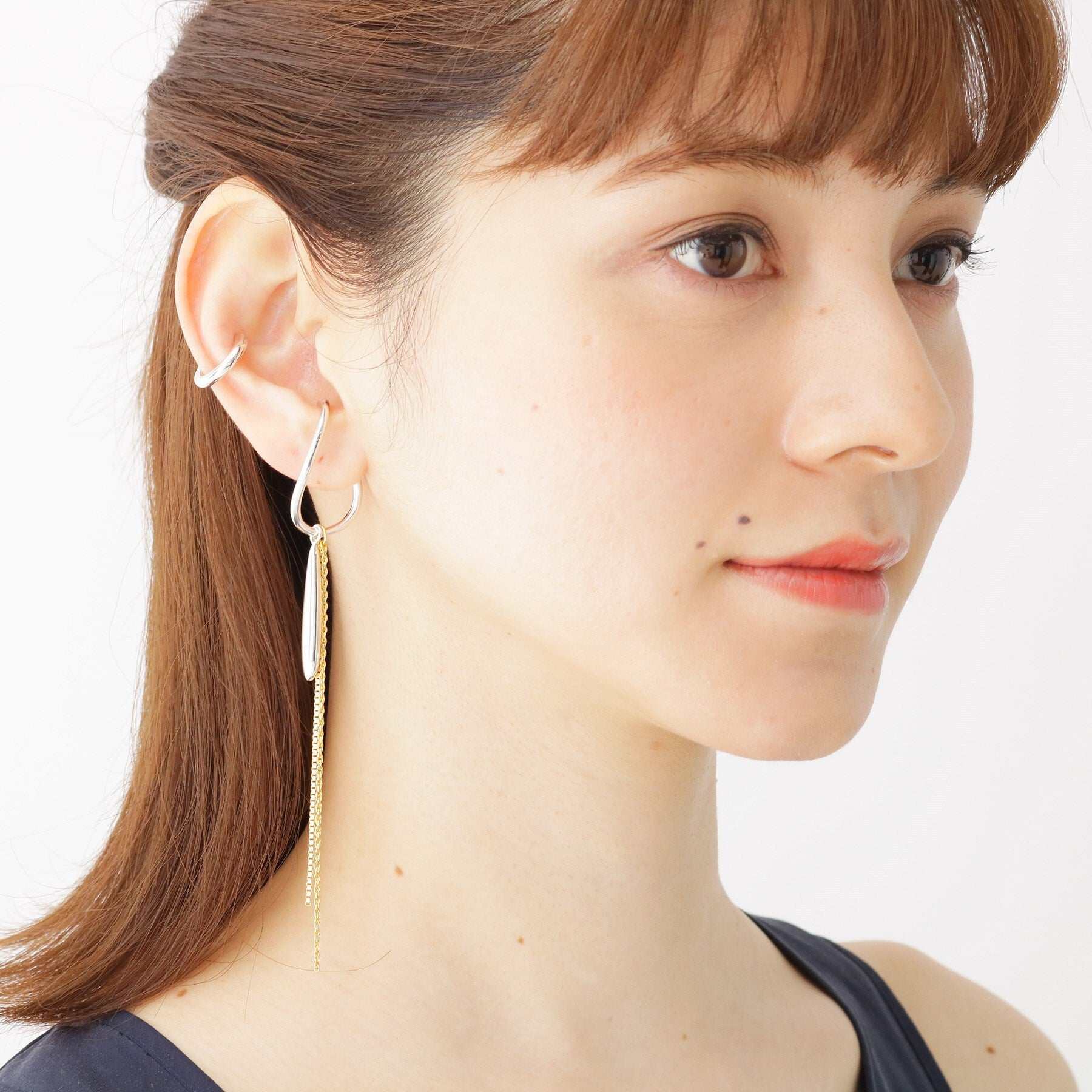 ココシュニック COCOSHNIK シルバー ラップイヤーカフ