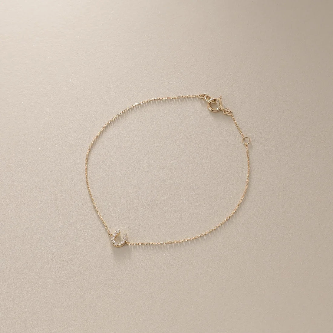 COCOSHNIK K18 Diamond Horseshoe Motif Bracelet
