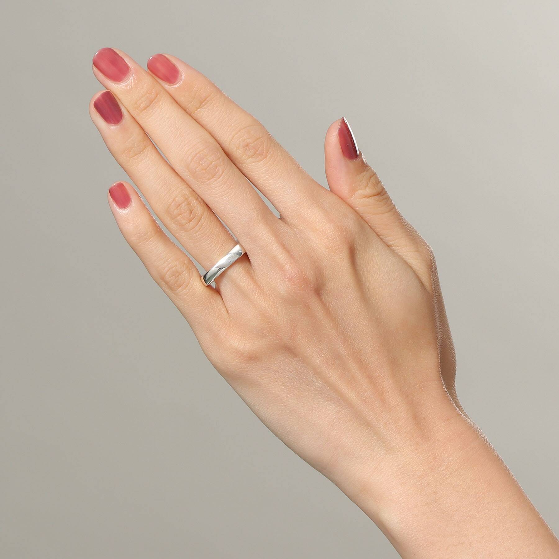 ココシュニック COCOSHNIK シルバー シフトスクエア リング