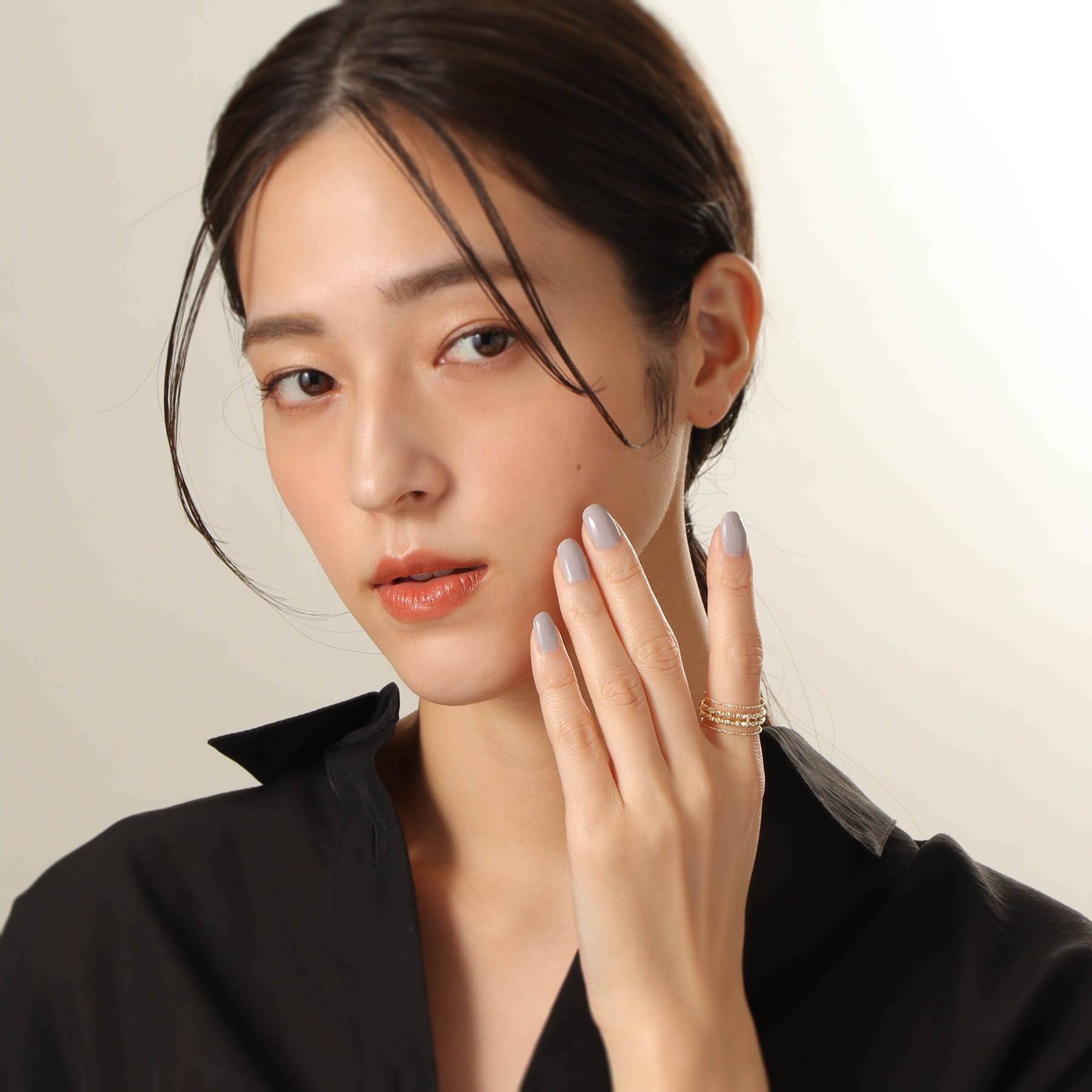 ココシュニック COCOSHNIK K10ハニーカットビーズ スリットリング イエローゴールド(100)