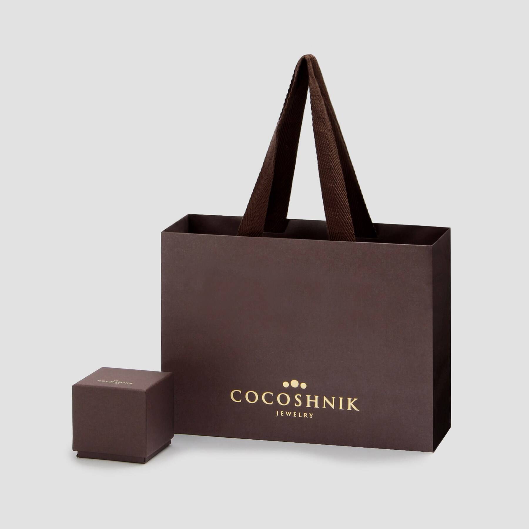 COCOSHNIK COCOSHNIK K10凱亞那石 橢圓形寶石 釘式耳環