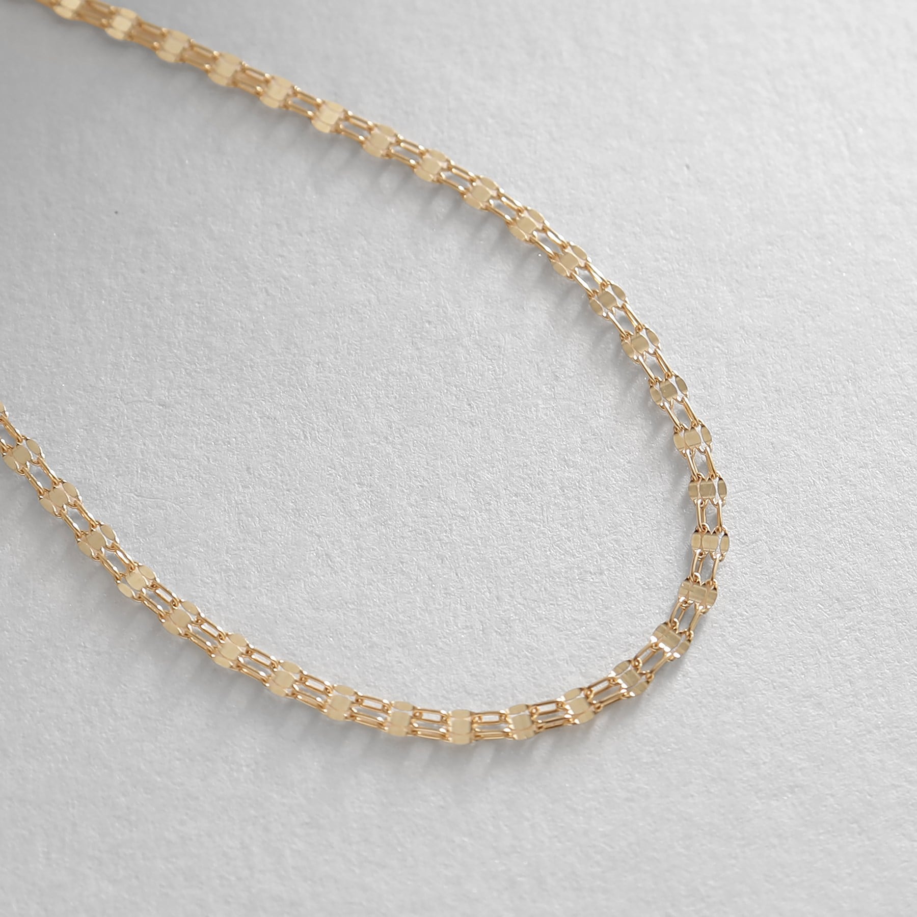 ココシュニック COCOSHNIK K18ダブルフラワークロス ブレスレット （イエローゴールド(100)） イエローゴールド(100)