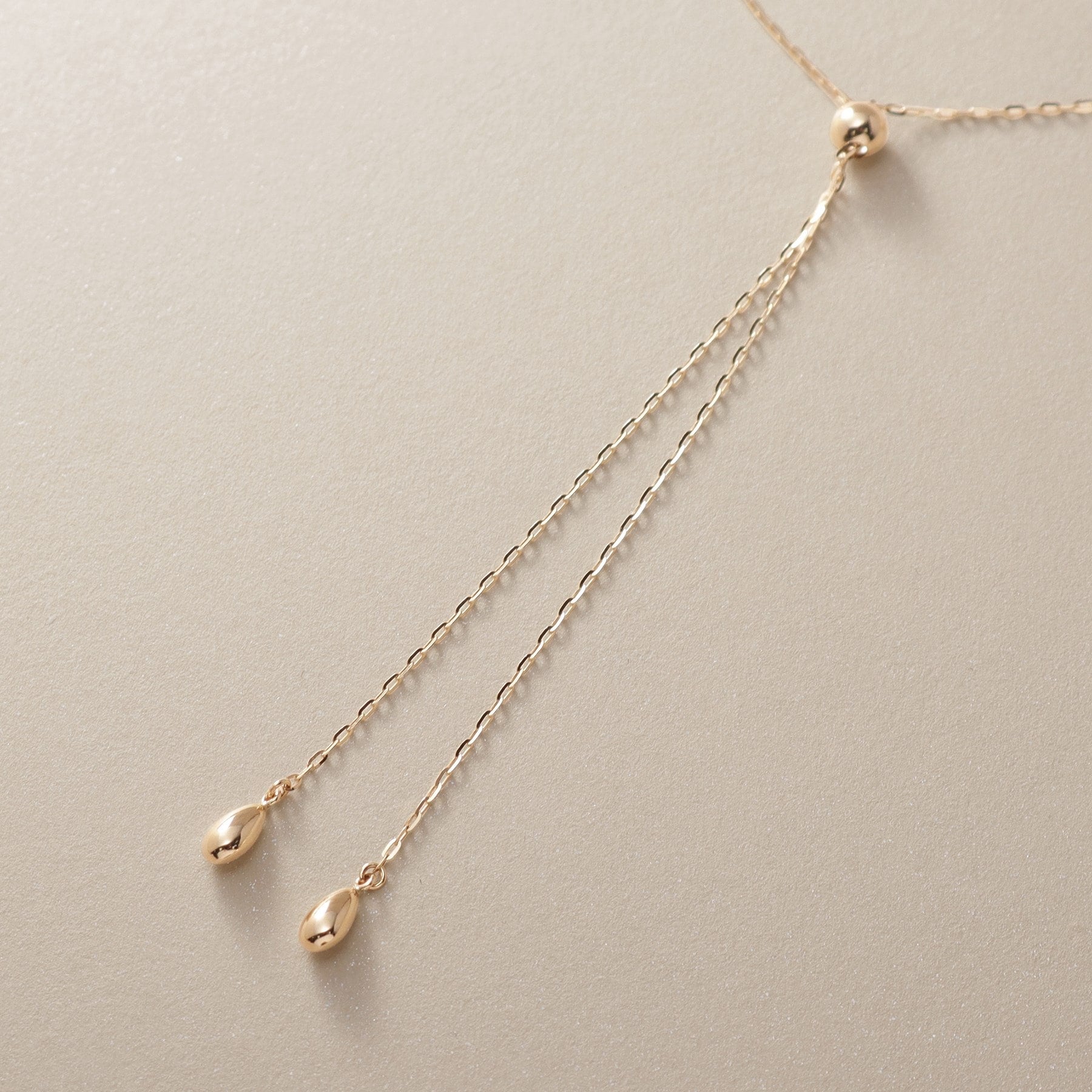 COCOSHNIK K10 Key Herringbone Slide Chain Bracelet