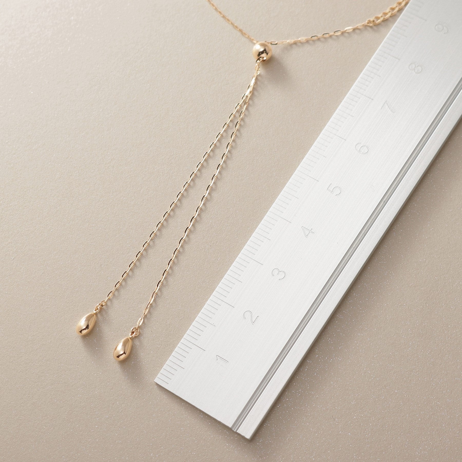 COCOSHNIK K10 Key Herringbone Slide Chain Bracelet