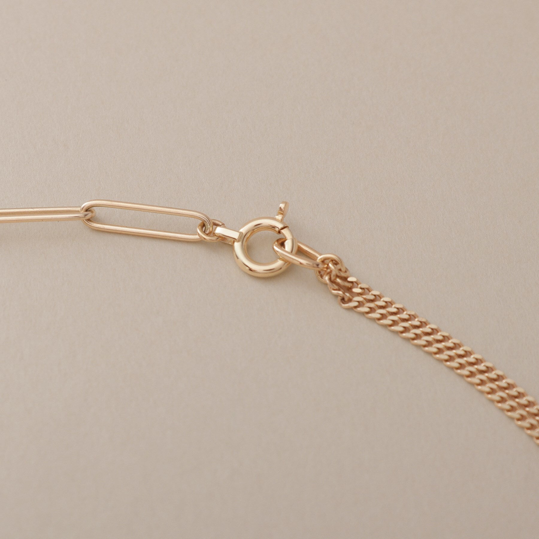 COCOSHNIK K10PC Chain × Kheid Draped Necklace