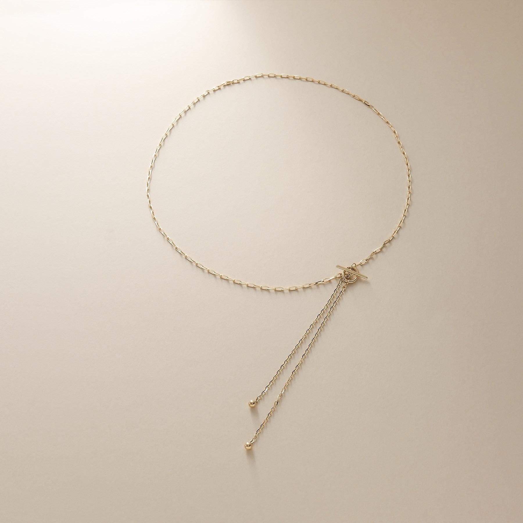 Cocoshnik COCOSHNIK K10 Azuki Mix Chain Mantel Necklace