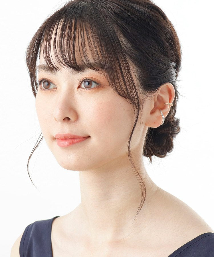 ココシュニック COCOSHNIK シルバー Sライン イヤーカフ（片耳用） （シルバー(600)） シルバー(600)